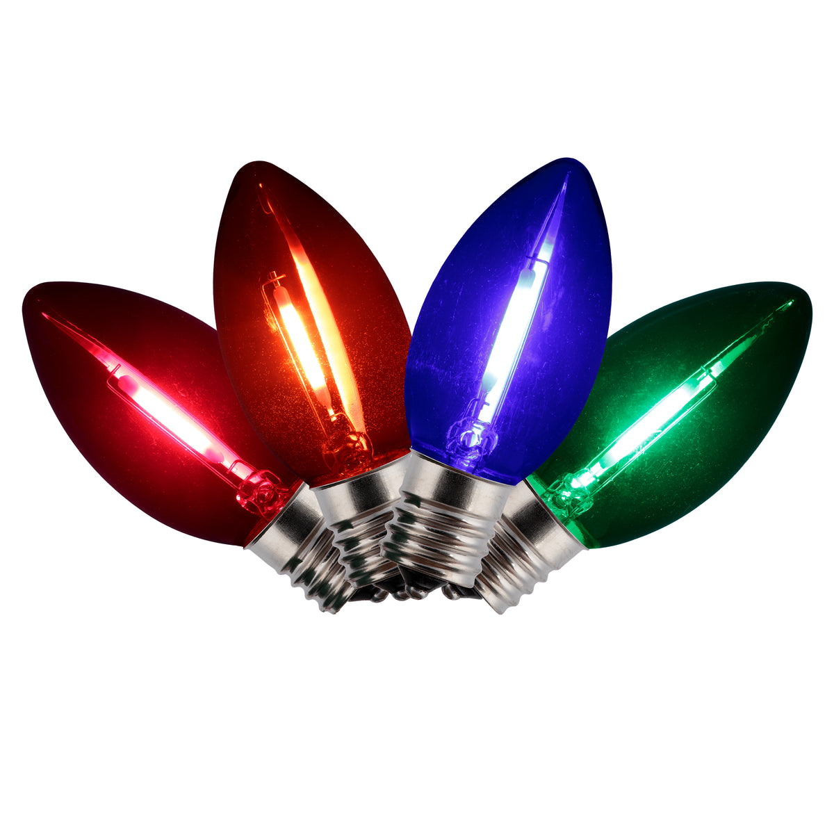 C9 Smooth Transparent Classic Replacement Bulbs (4/PK)