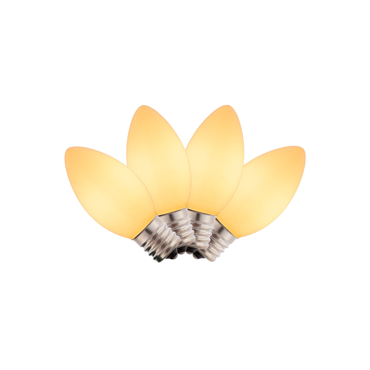 C9 Smooth Opaque Classic Replacement Bulbs (4/PK)