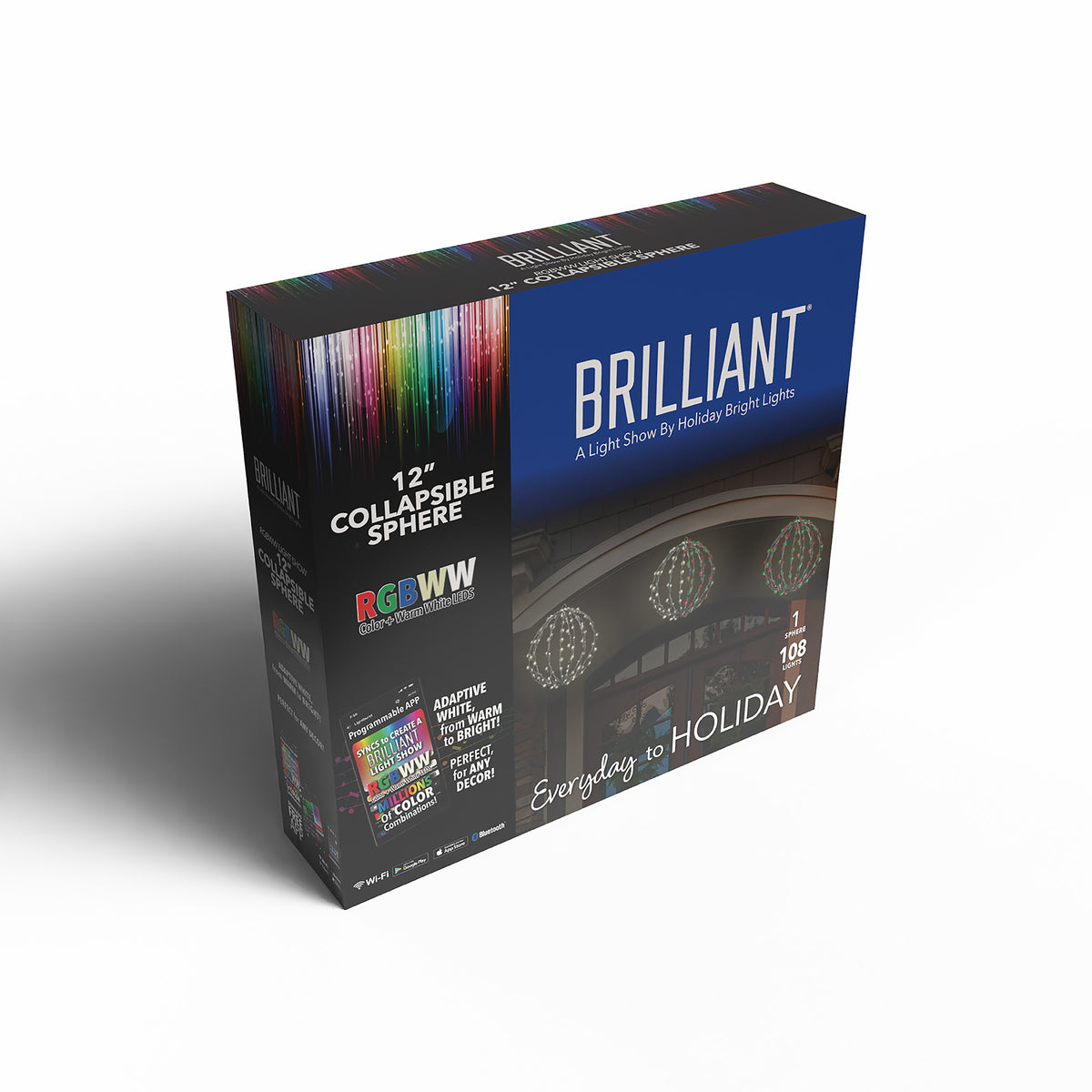 12" Foldable Brilliant Spheres (Retail Box)