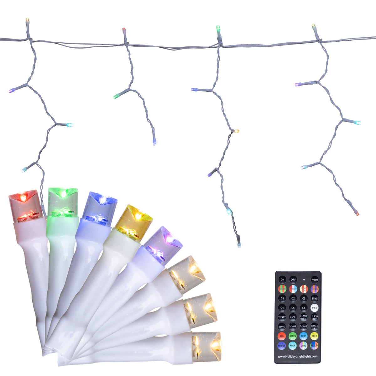 5MM 150L Brilliant Icicle Lights (Retail Box)