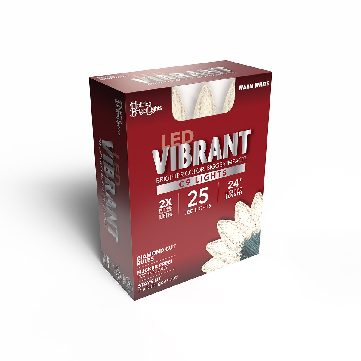 C9 25L 12" Spacing Vibrant Lights (Retail Box)