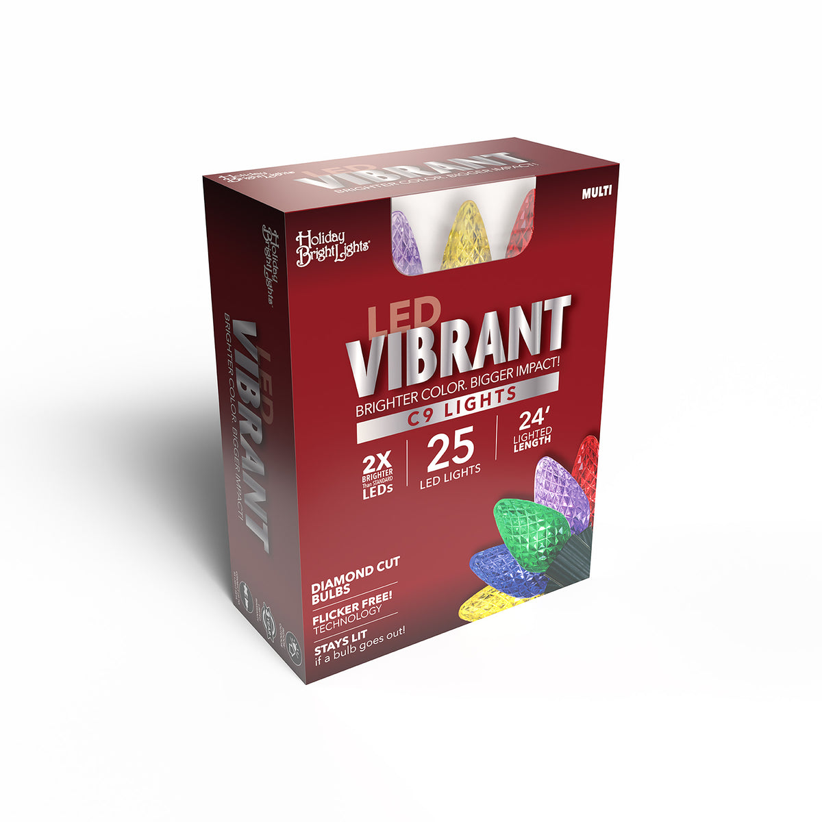 C9 25L 12" Spacing Vibrant Lights (Retail Box)