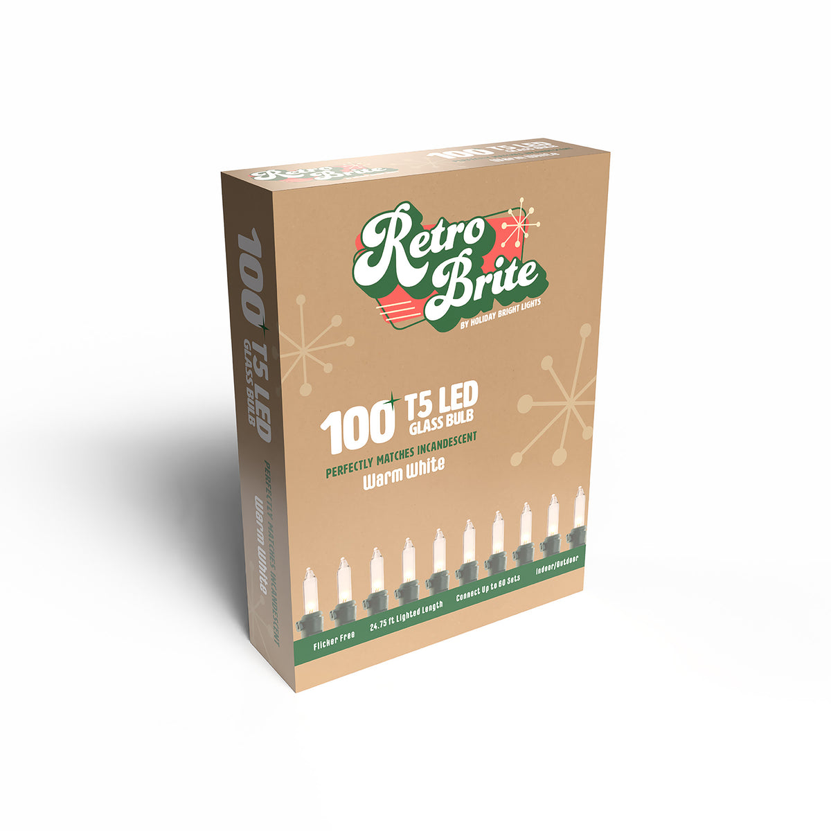 T5 100L 3" Spacing Retro Brite Light Set (Retail Box)