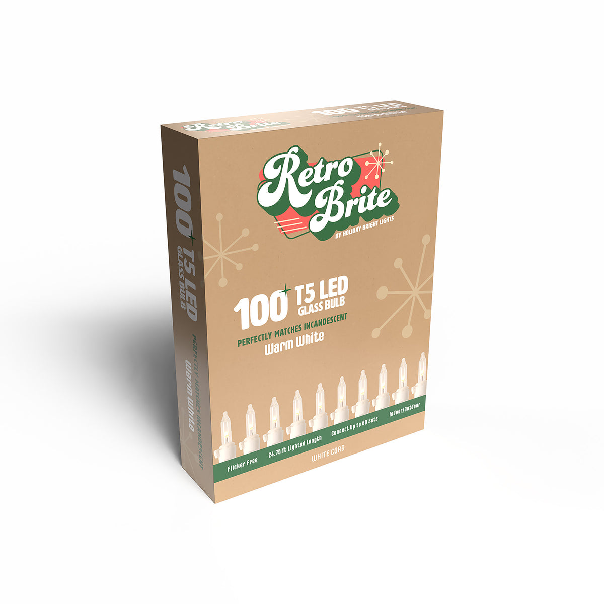 T5 100L 3" Spacing Retro Brite Light Set (Retail Box)