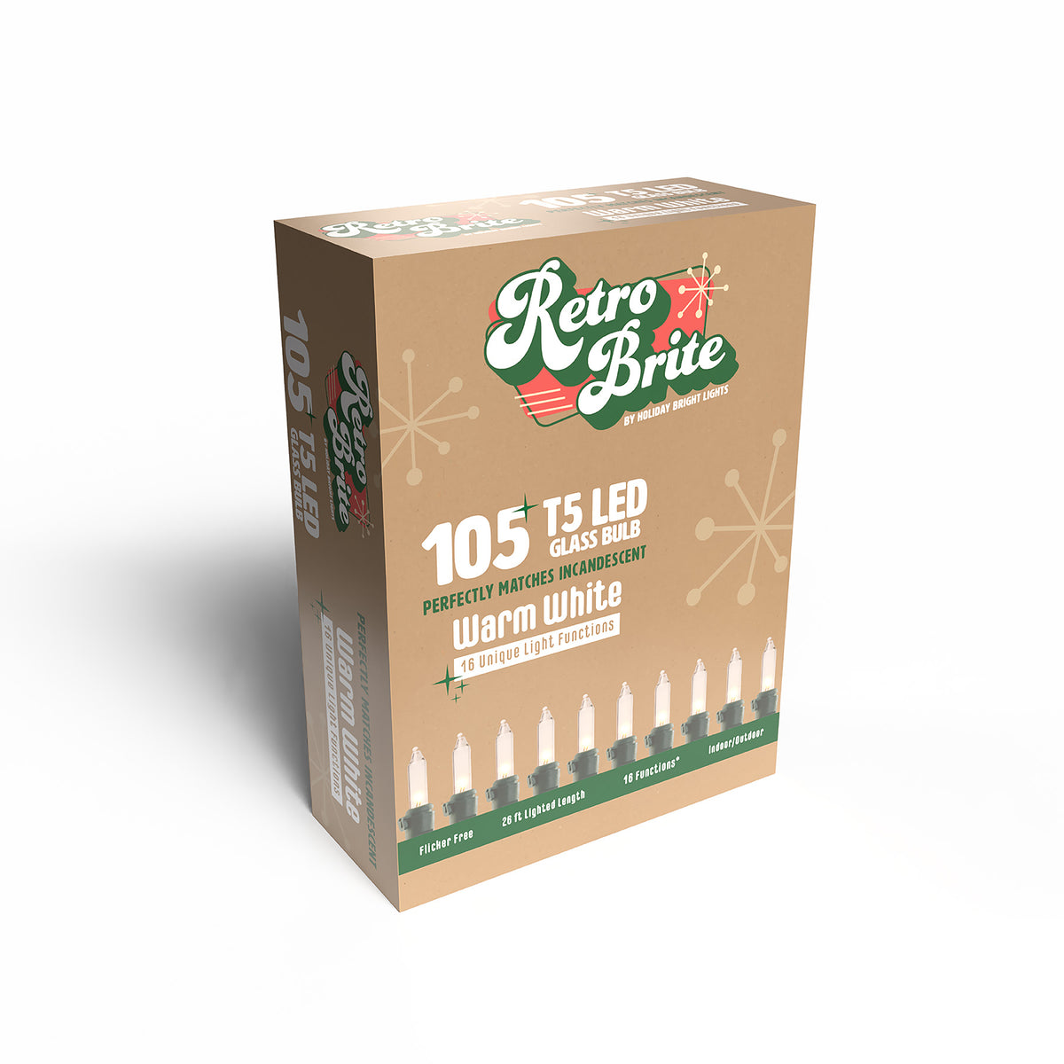 T5 105L 3" Spacing Retro Brite Light Set (Retail Box)