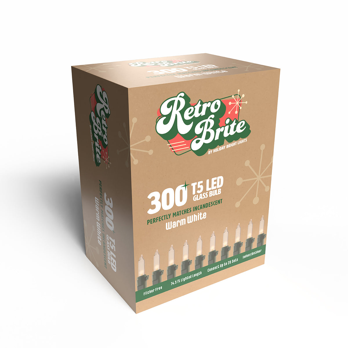T5 300L 3" Spacing Retro Brite Light Set (Retail Box)