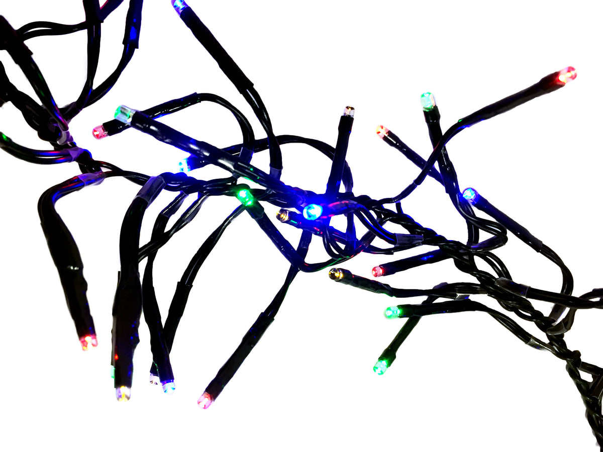 3MM Rice 200L Battery Operated Retro Brite Garland Cluster Lights (Retail Box)