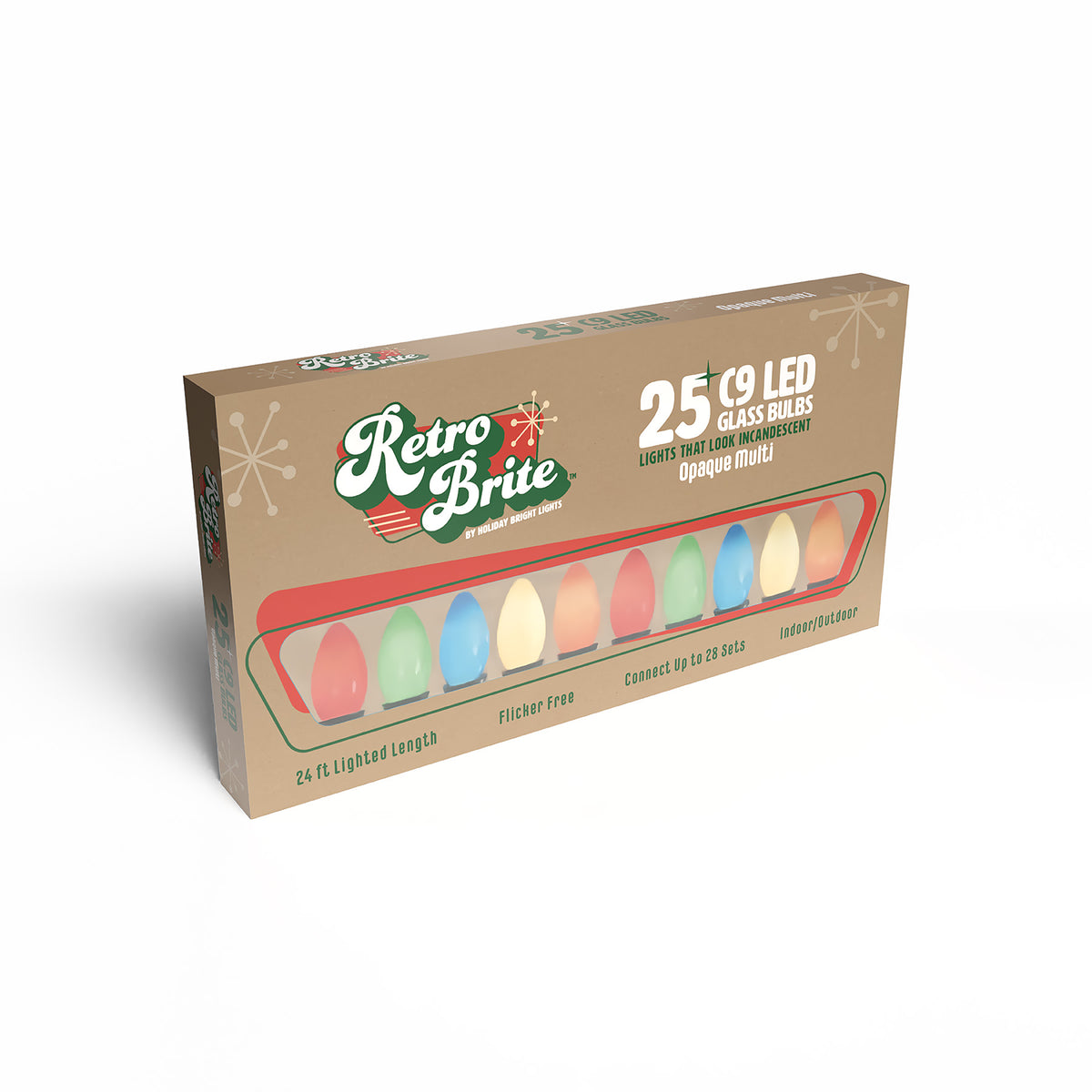 C9 25L 12" Spacing Retro Brite Lights (Retail Box)
