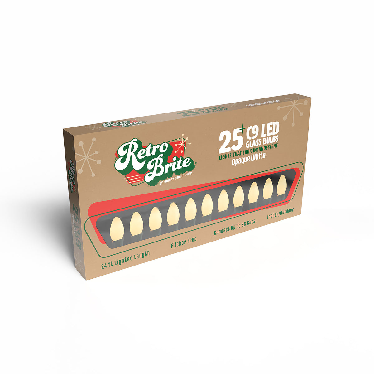 C9 25L 12" Spacing Retro Brite Lights (Retail Box)