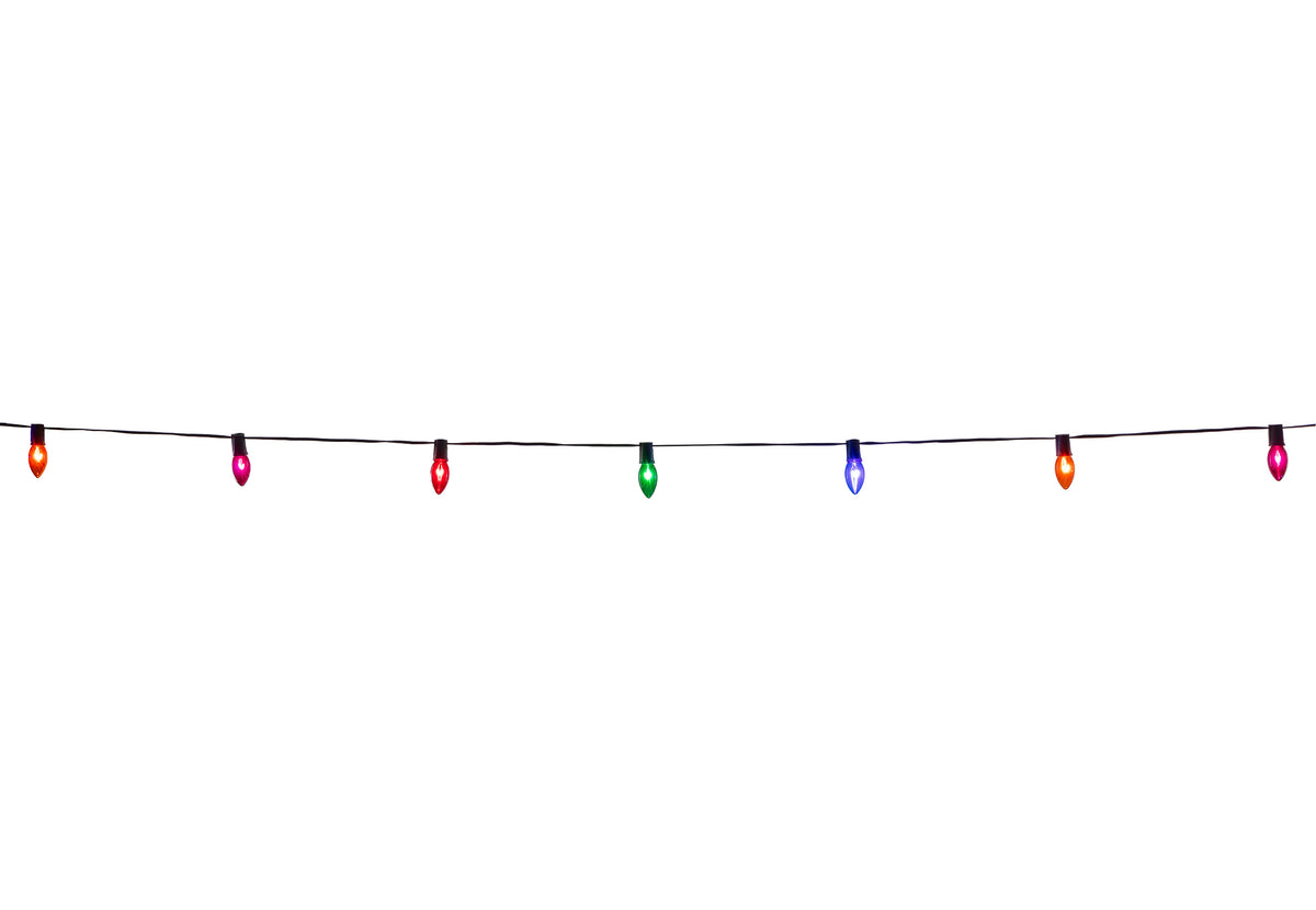 C9 25L 12" Spacing V Filament Retro Brite Lights (Retail Box)