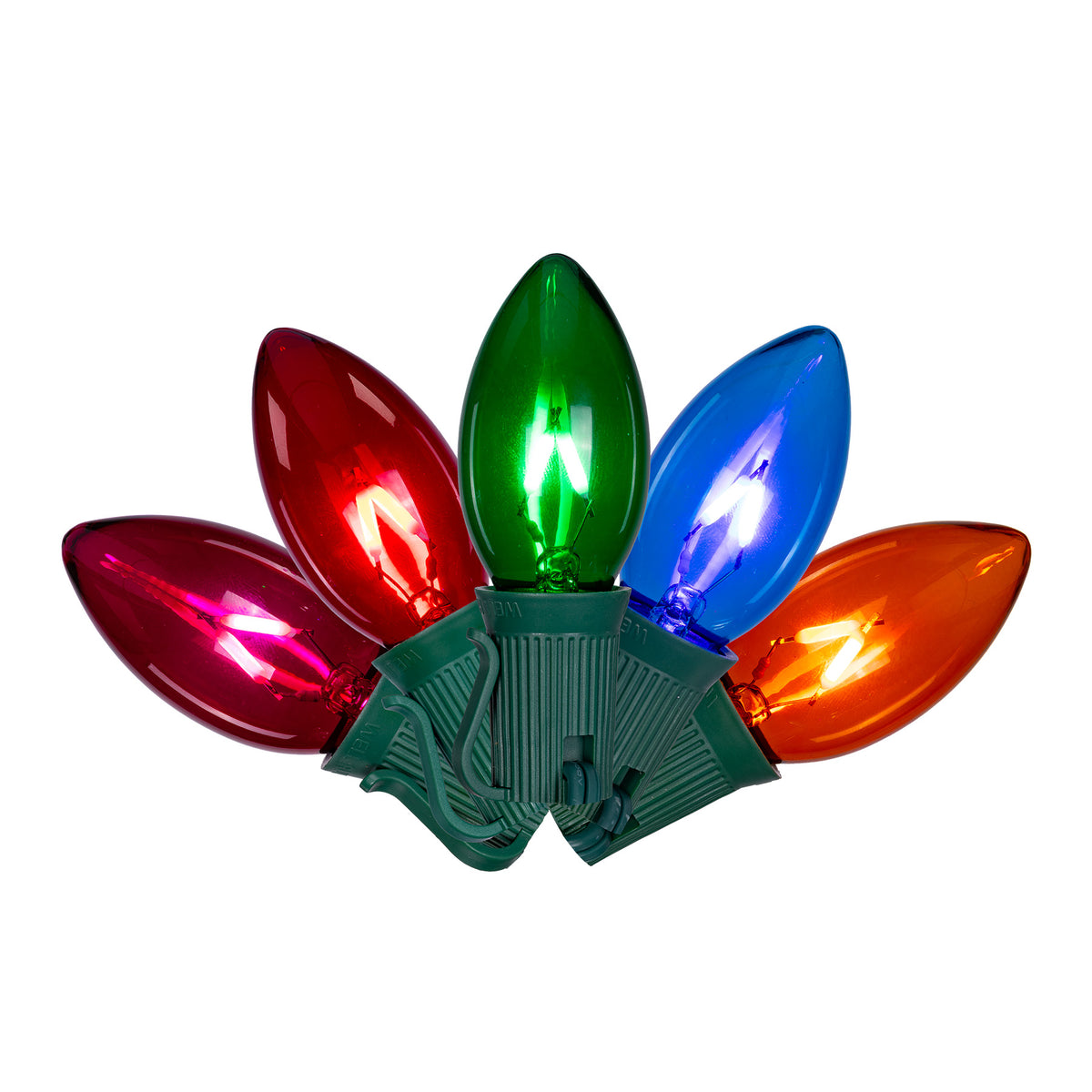 C9 25L 12" Spacing V Filament Retro Brite Lights (Retail Box)