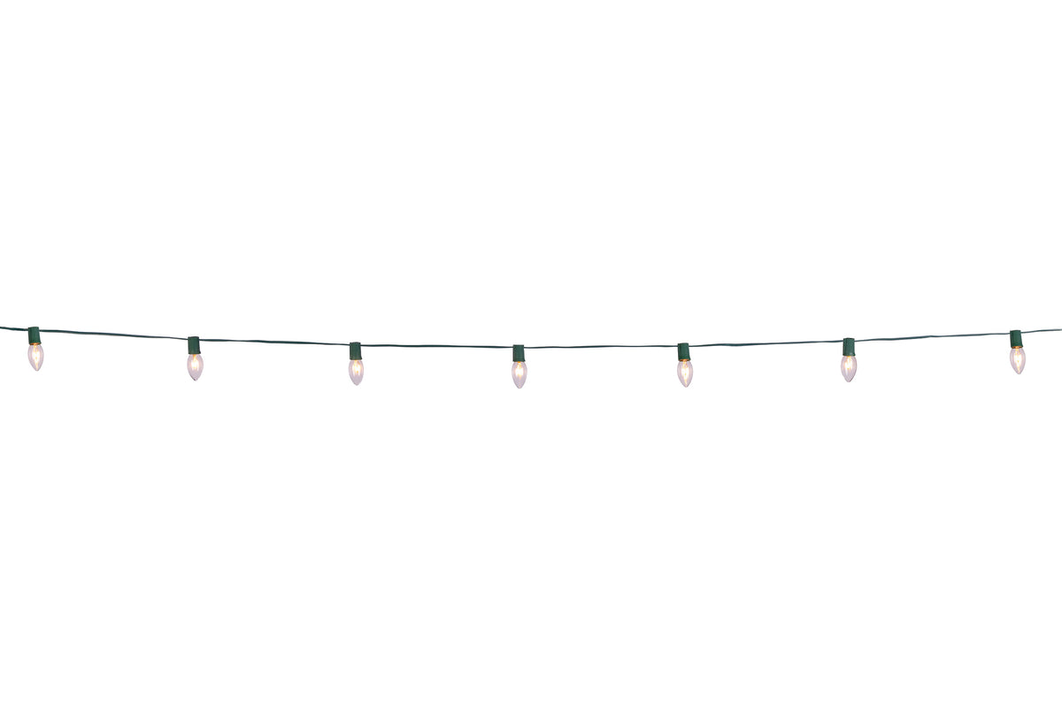 C9 25L 12" Spacing V Filament Retro Brite Lights (Retail Box)