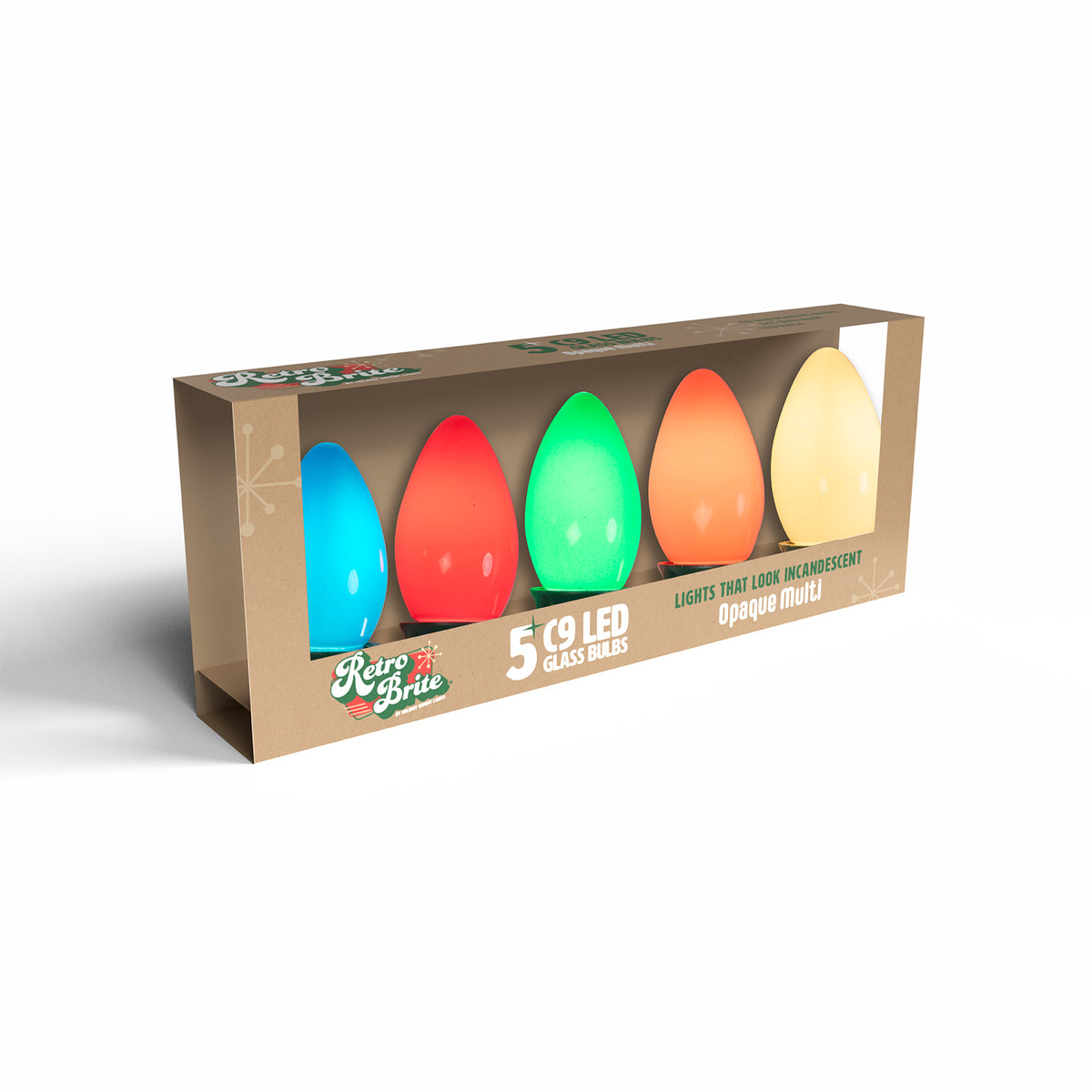 C9 Smooth Opaque Retro Brite Replacement Bulbs (5/PK)