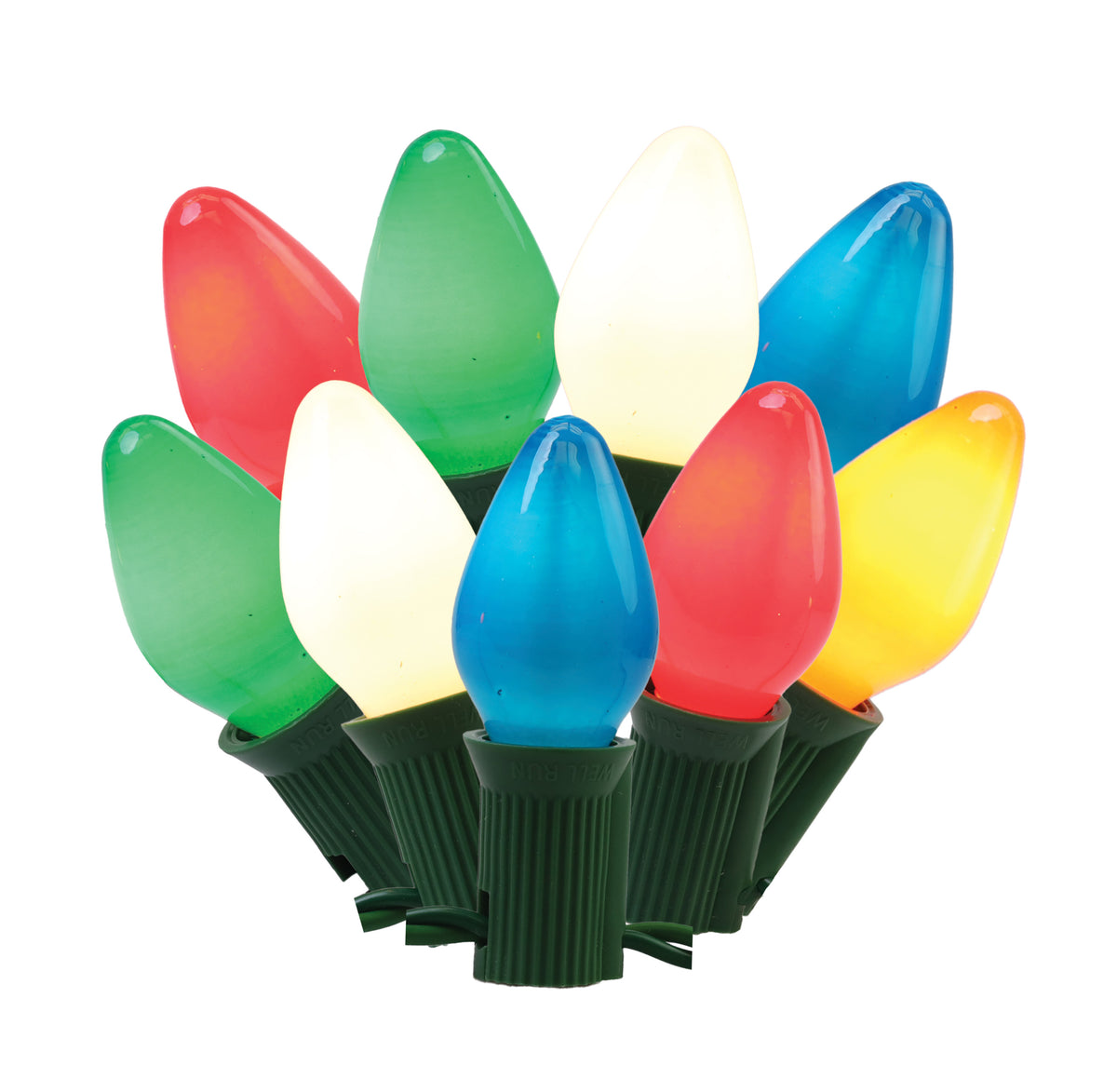 C7 Smooth Transparent Smooth Opaque Replacement Bulbs (5/PK)