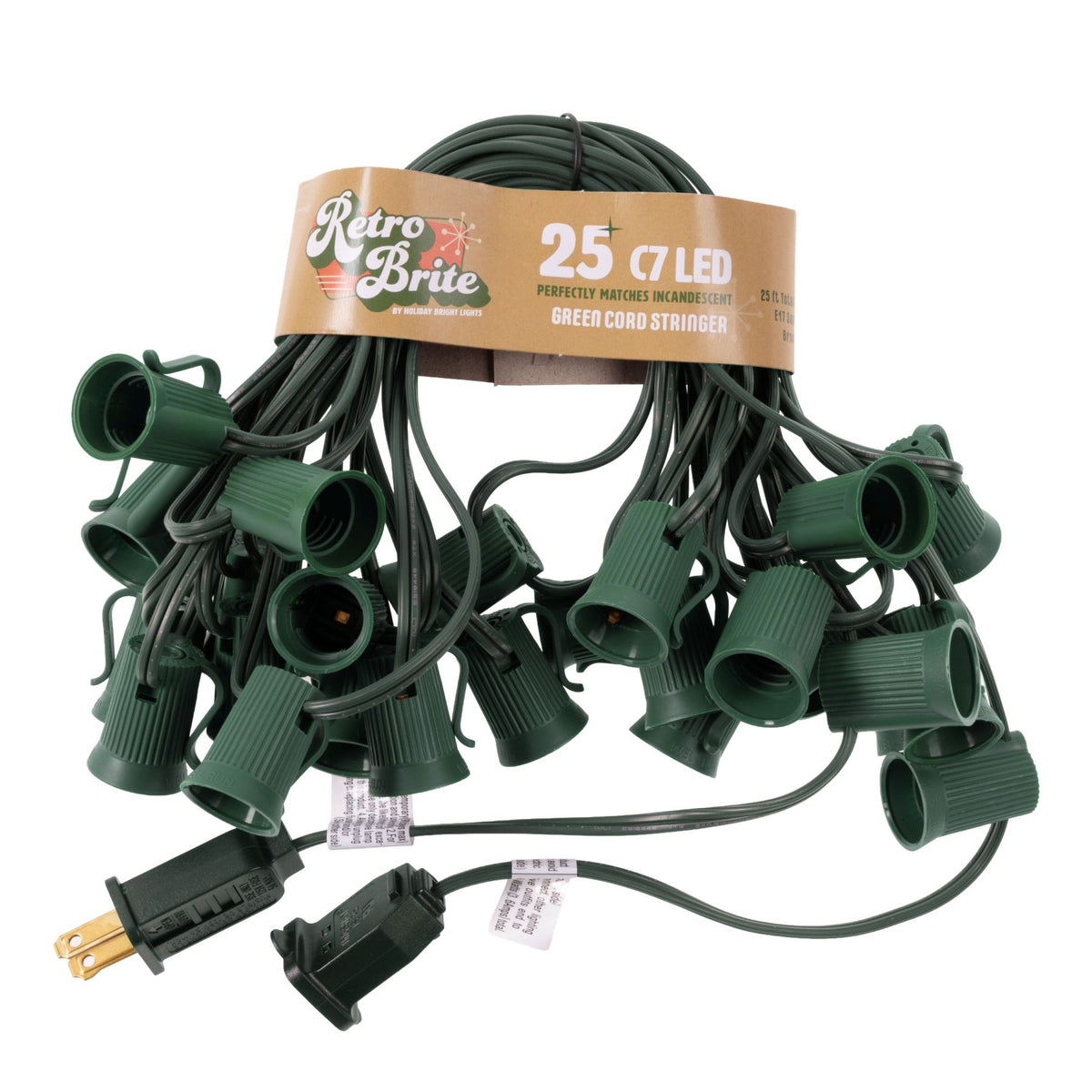C7 Socket Stringer - 25ft Green