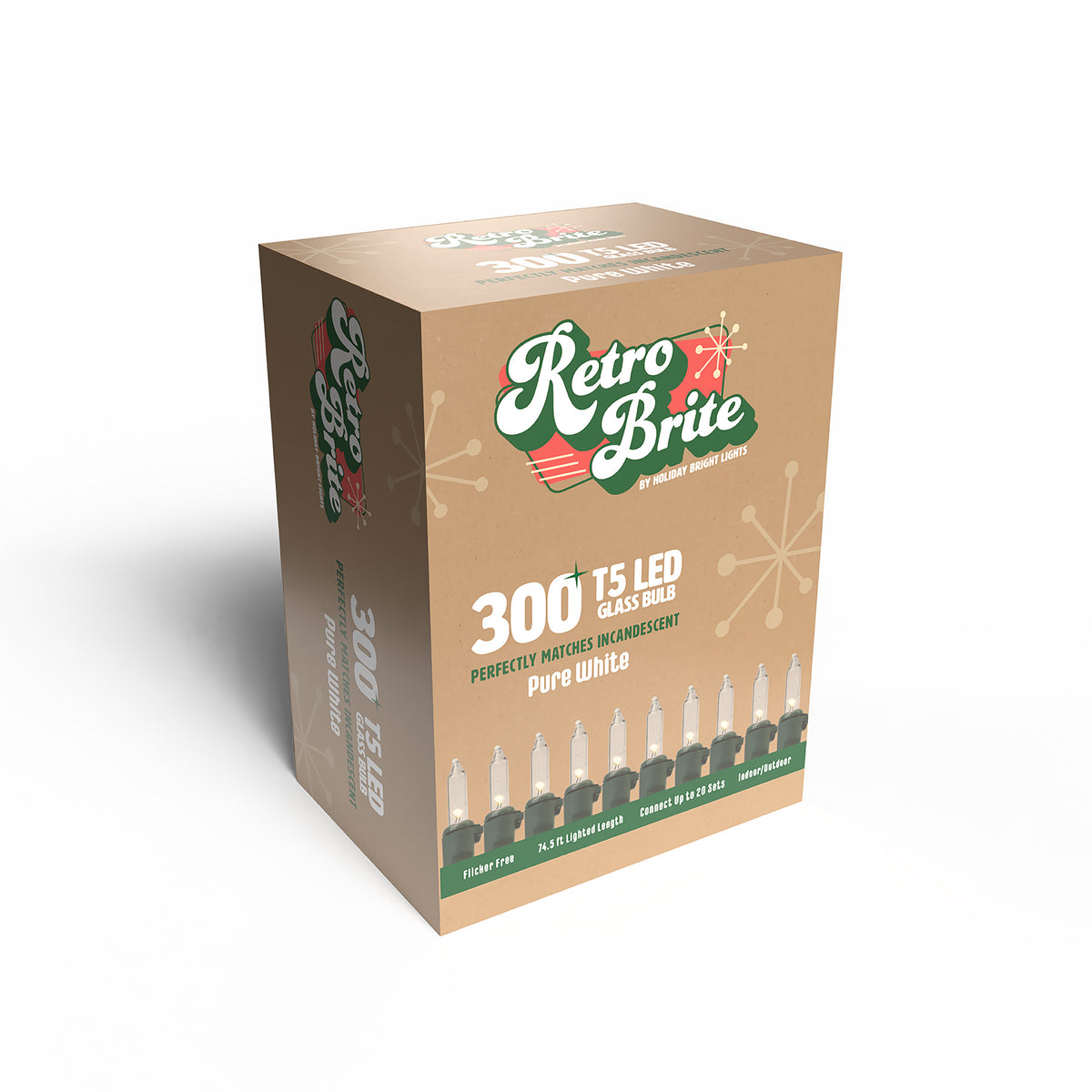 T5 300L 3" Spacing Retro Brite Light Set (Retail Box)