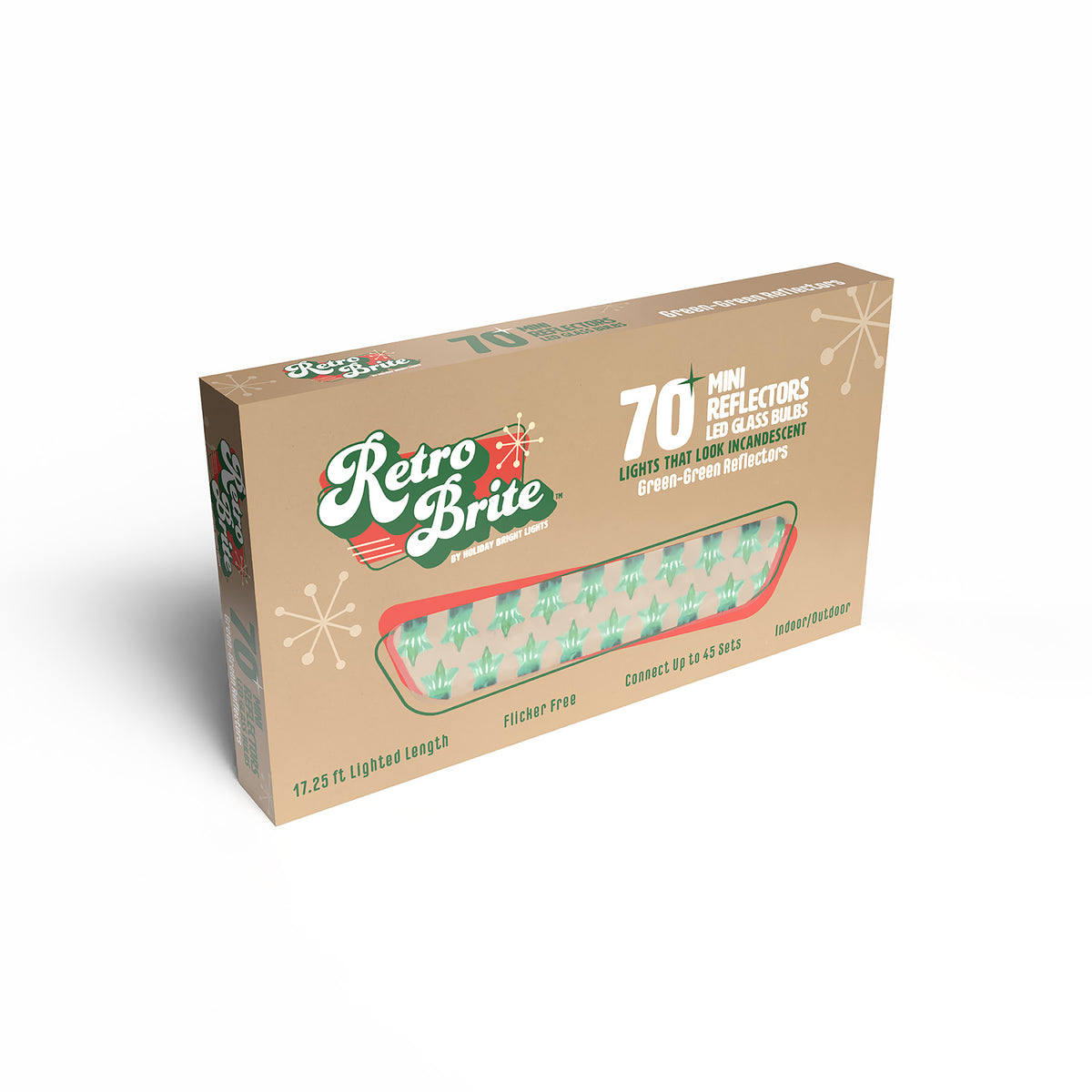 T5 70L Glass Retro Brite Light Set w/ Reflectors (Retail Box)