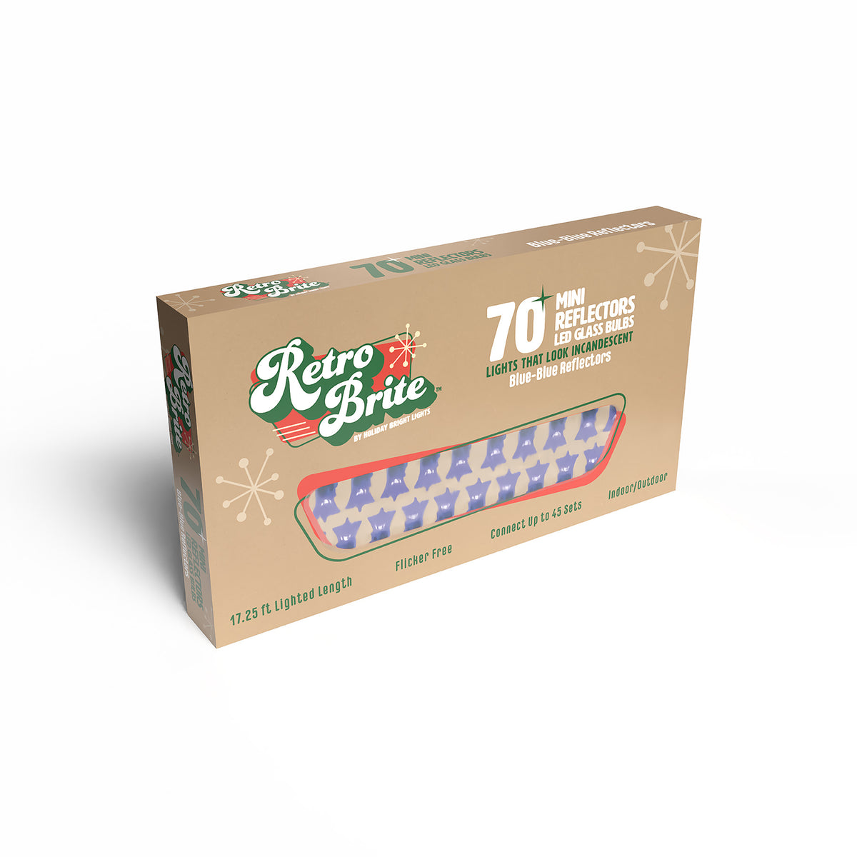 T5 70L Glass Retro Brite Light Set w/ Reflectors (Retail Box)