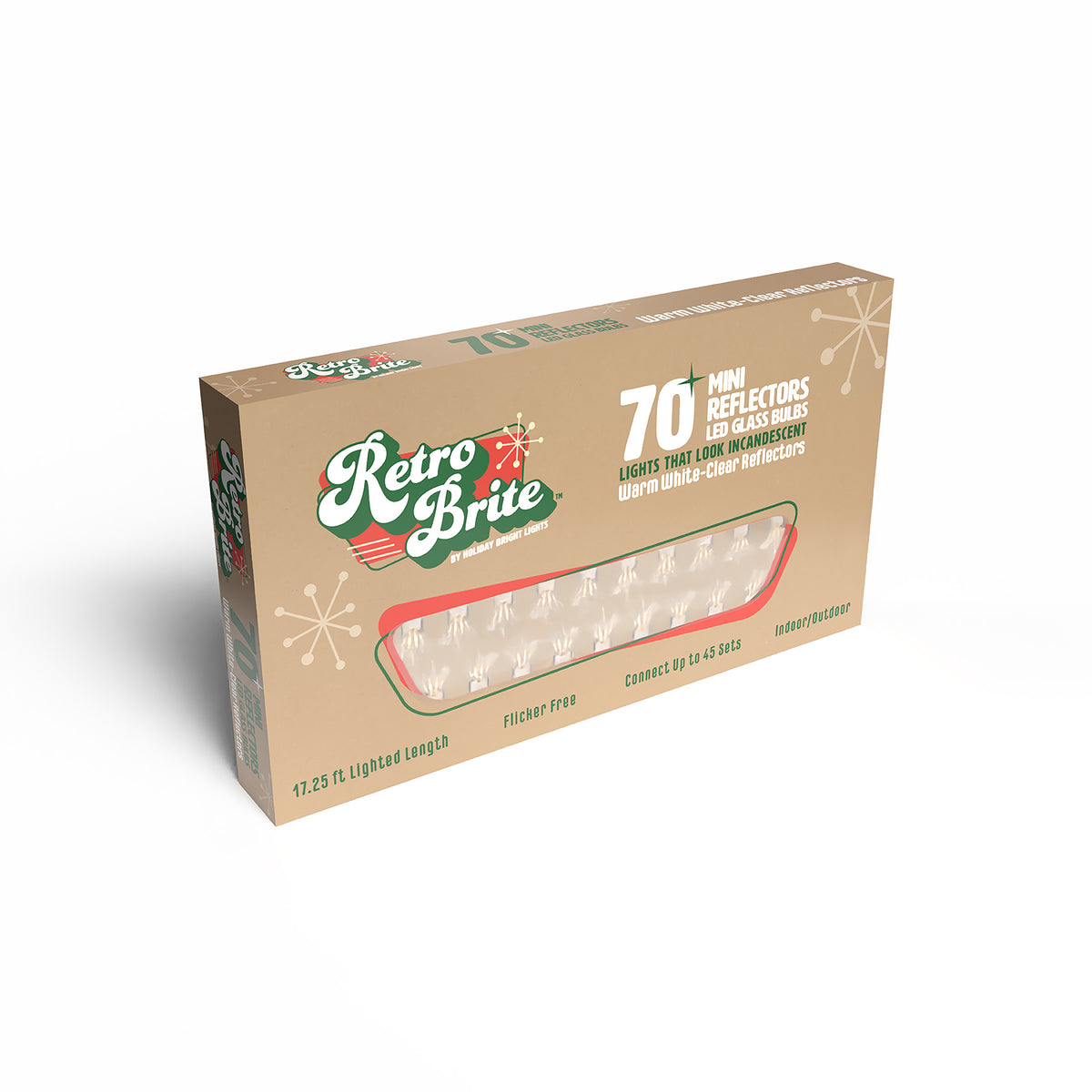 T5 70L Glass Retro Brite Light Set w/ Reflectors (Retail Box)