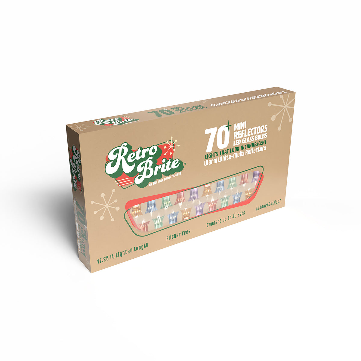 T5 70L Glass Retro Brite Light Set w/ Reflectors (Retail Box)