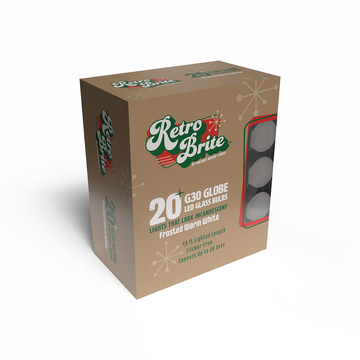 G30 20L Retro Brite Frosted Light Set (Retail Box)