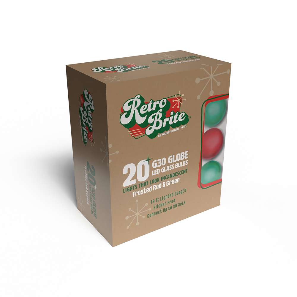 G30 20L Retro Brite Frosted Light Set (Retail Box)