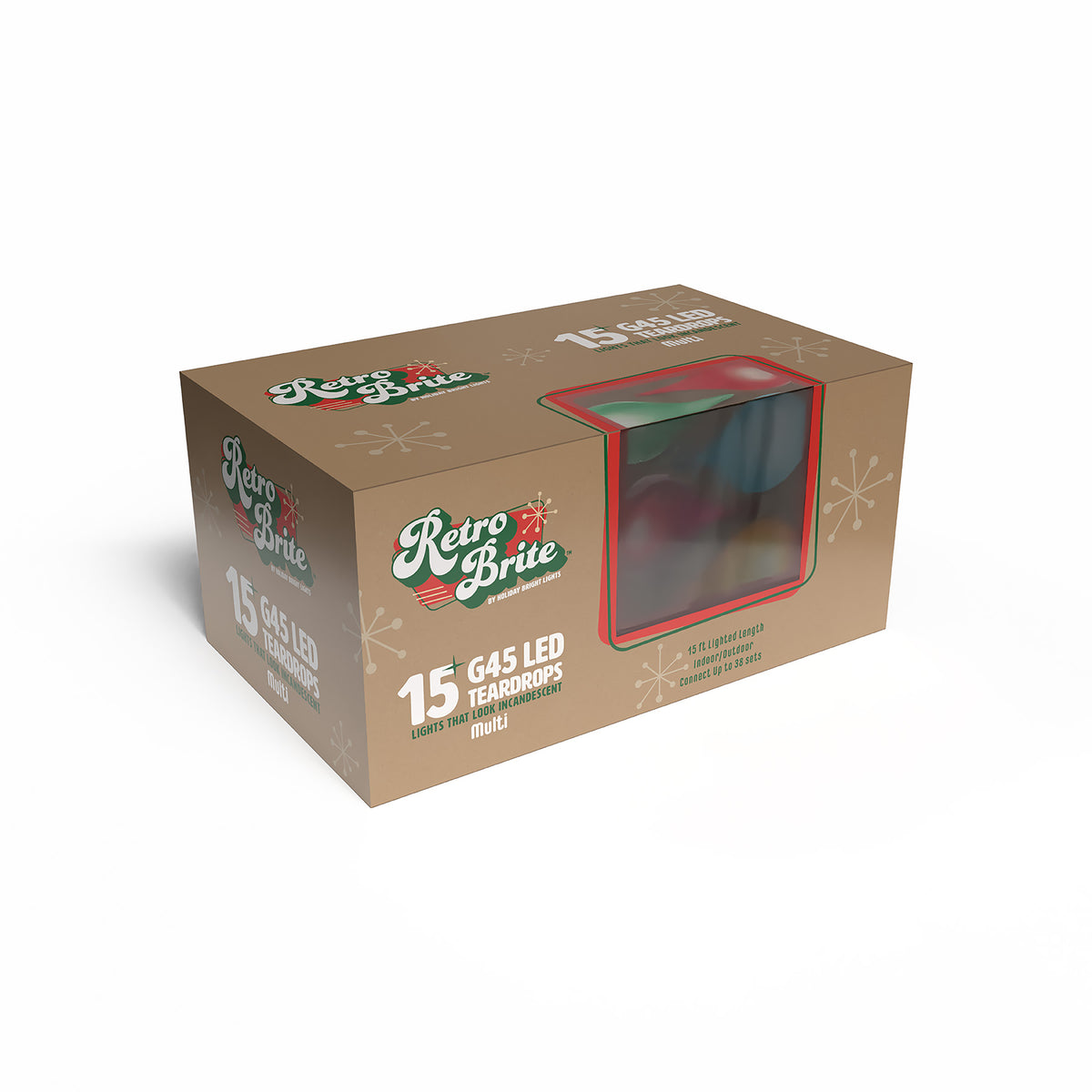 G45 Teardrop 15L Retro Brite Lights (Retail Box)