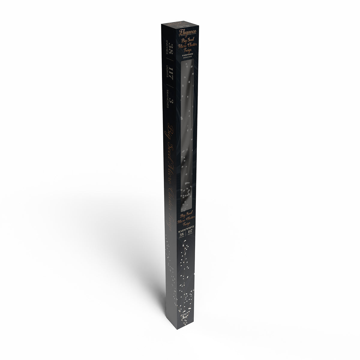 38" Micro Cluster Twigs w/ Brown Wrap (Retail Box)