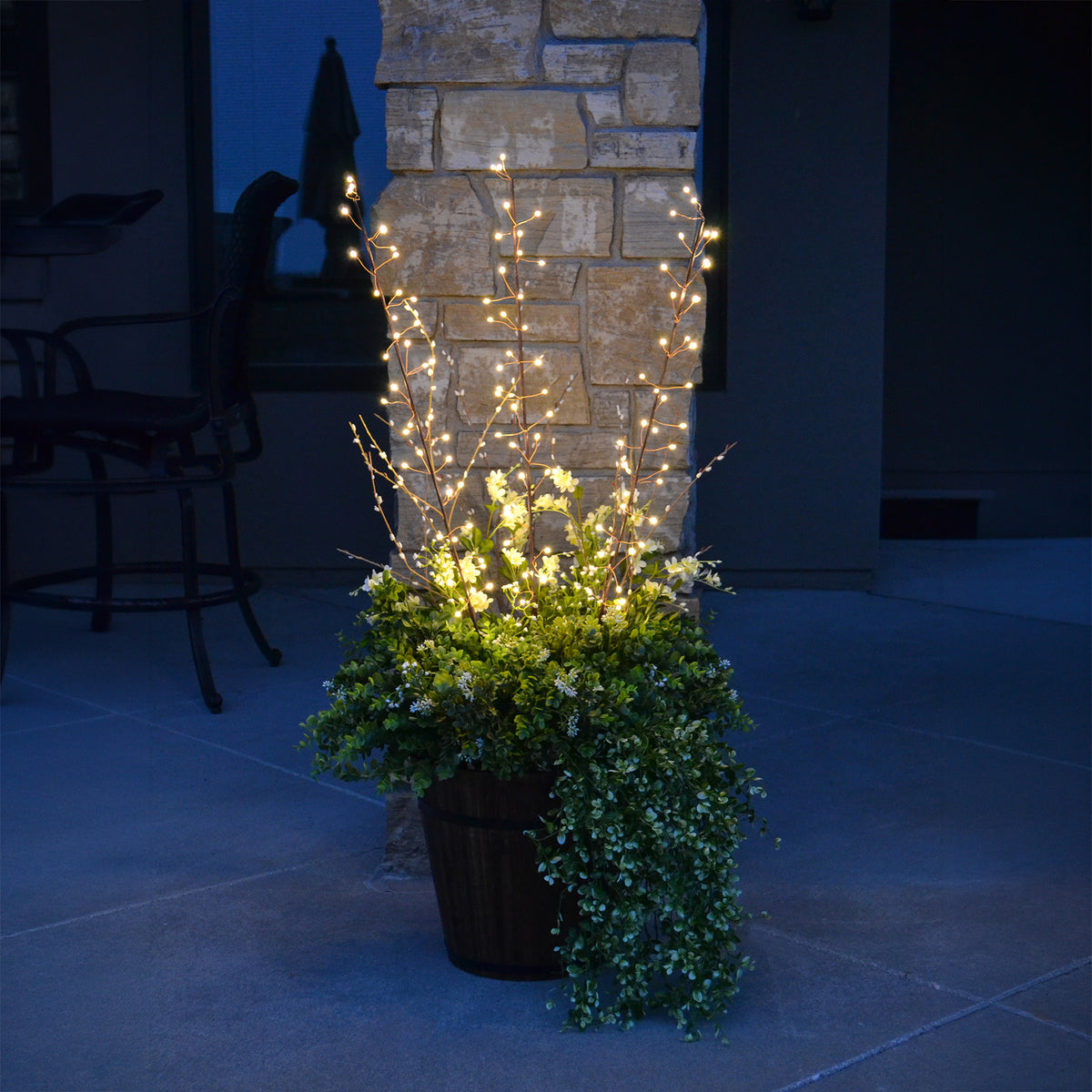 48" Micro Cluster Twigs w/ Brown Wrap (Retail Box)