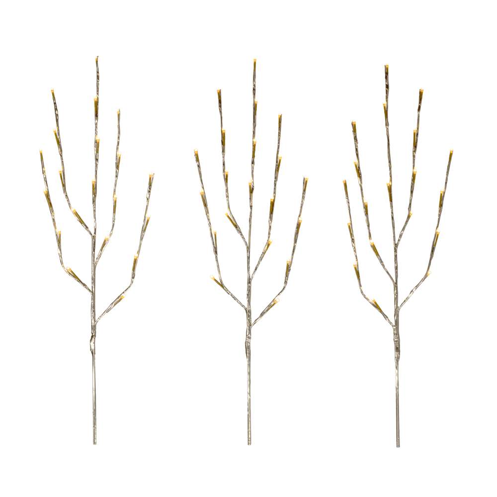 32" 60L Micro Twigs w/ Gold Wrap (Retail Box)