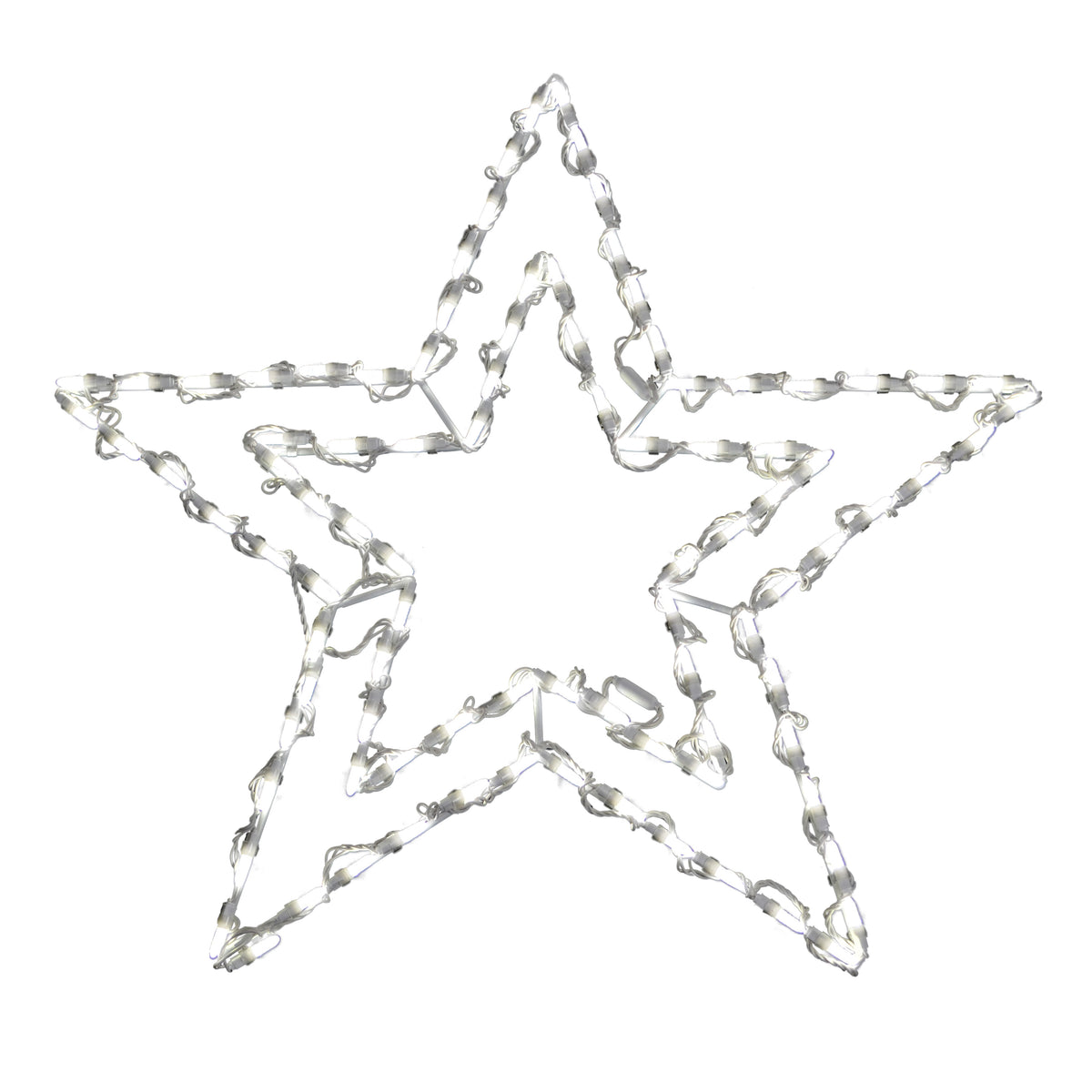 20" Star 2D Wire Frame Decor