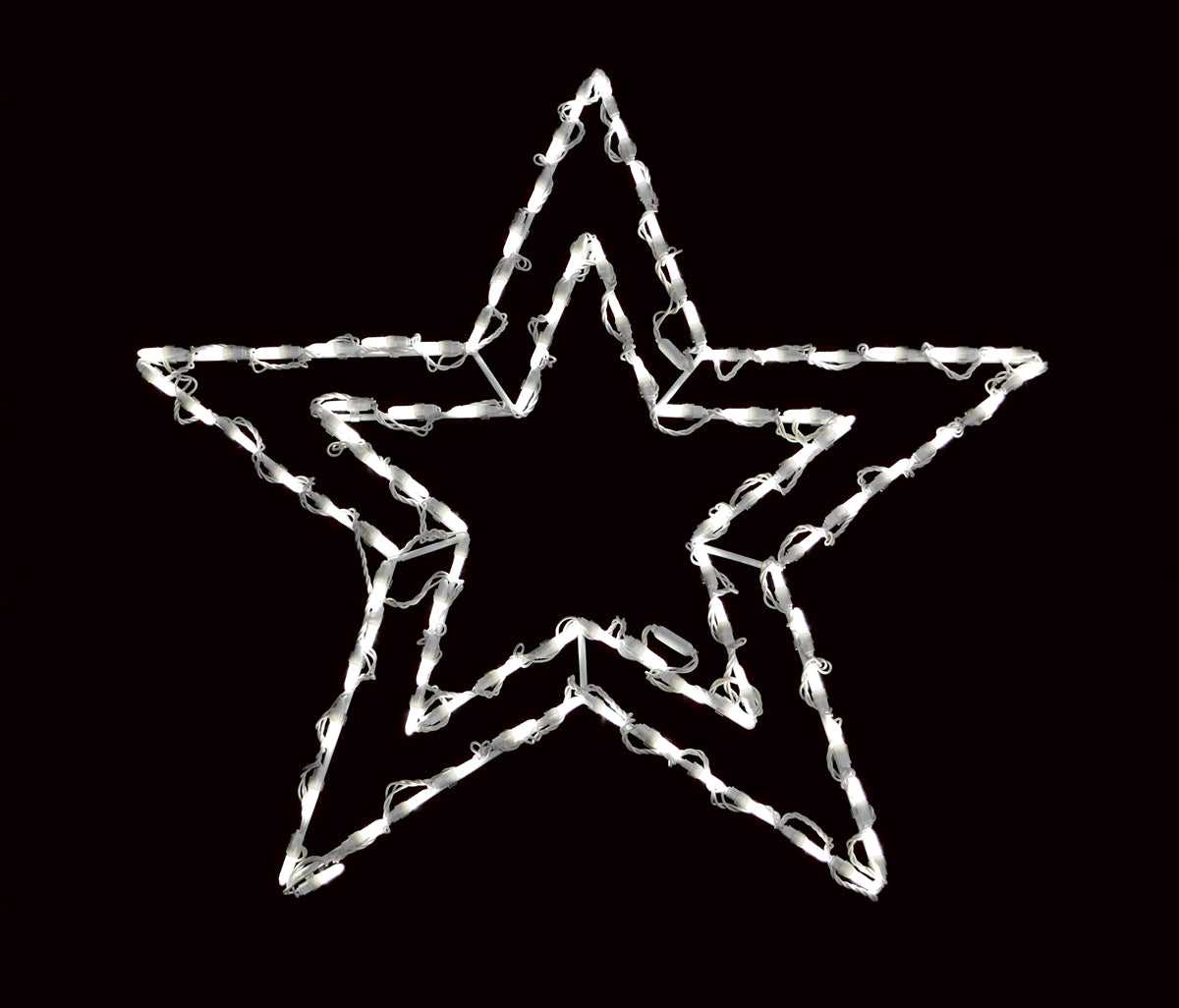 20" Star 2D Wire Frame Decor