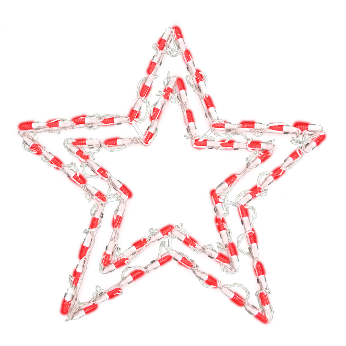 20" Star 2D Wire Frame Decor