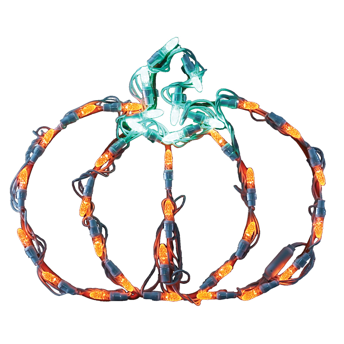 Mini Pumpkins 2D Wire Frame Decor