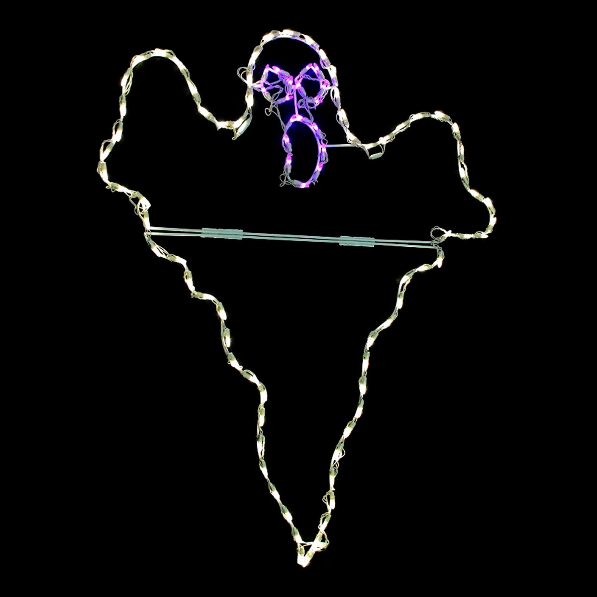 Scary Ghost 2D Wire Frame Decor