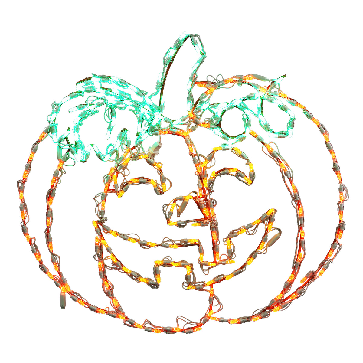 Jack-O-Lantern 2D Wire Frame Decor
