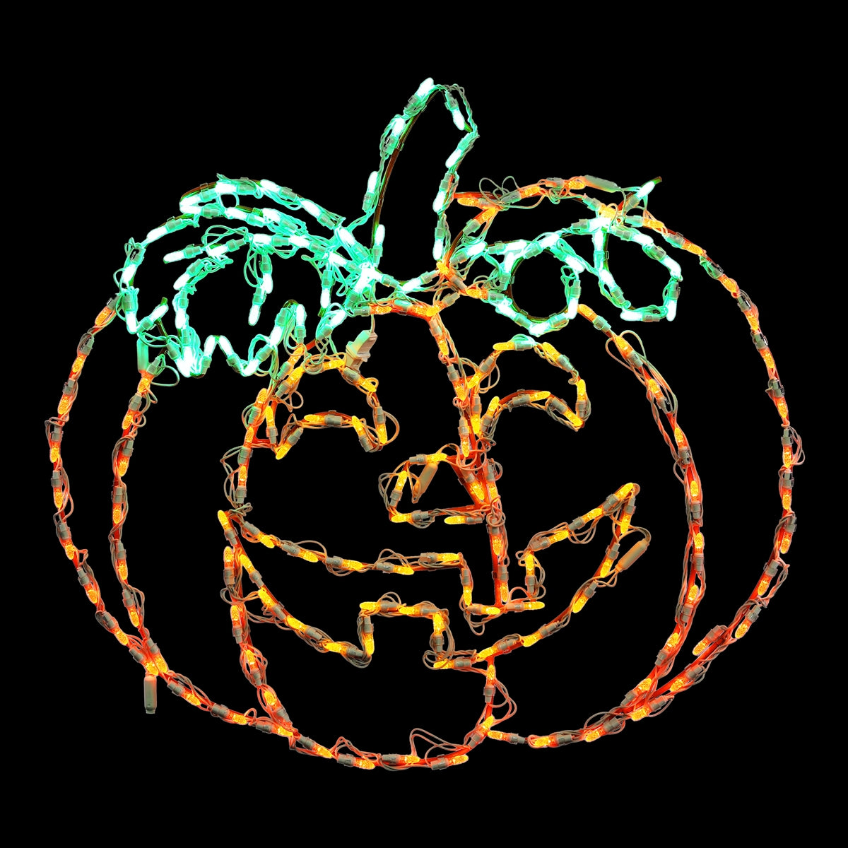 Jack-O-Lantern 2D Wire Frame Decor