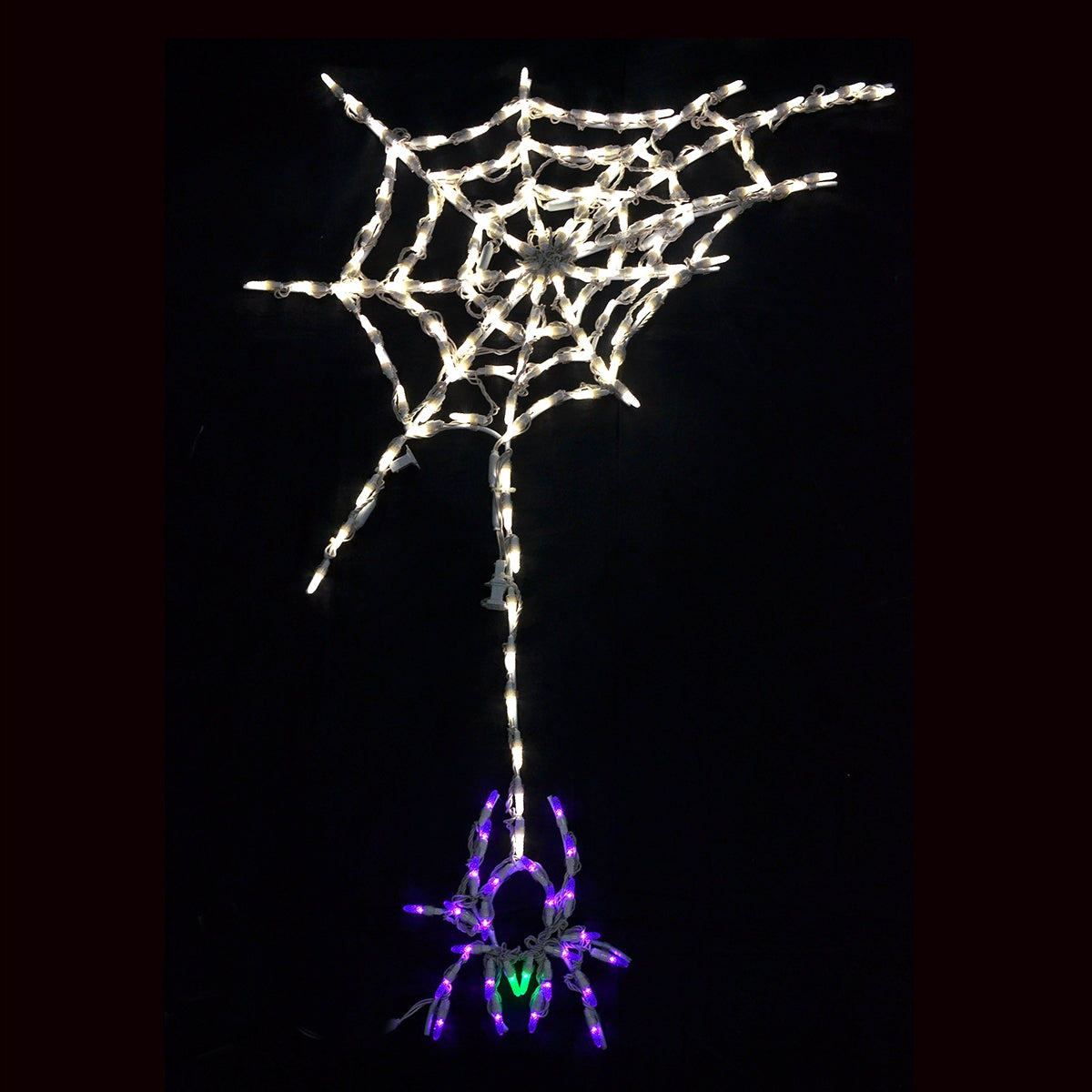 Hanging Spider Web 2D Wire Frame Decor