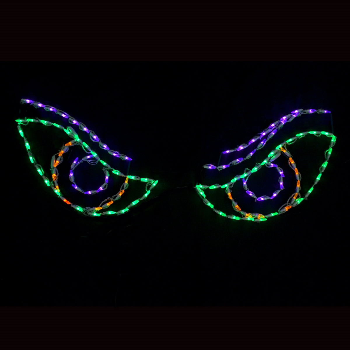 Scary Eyes 2D Wire Frame Decor