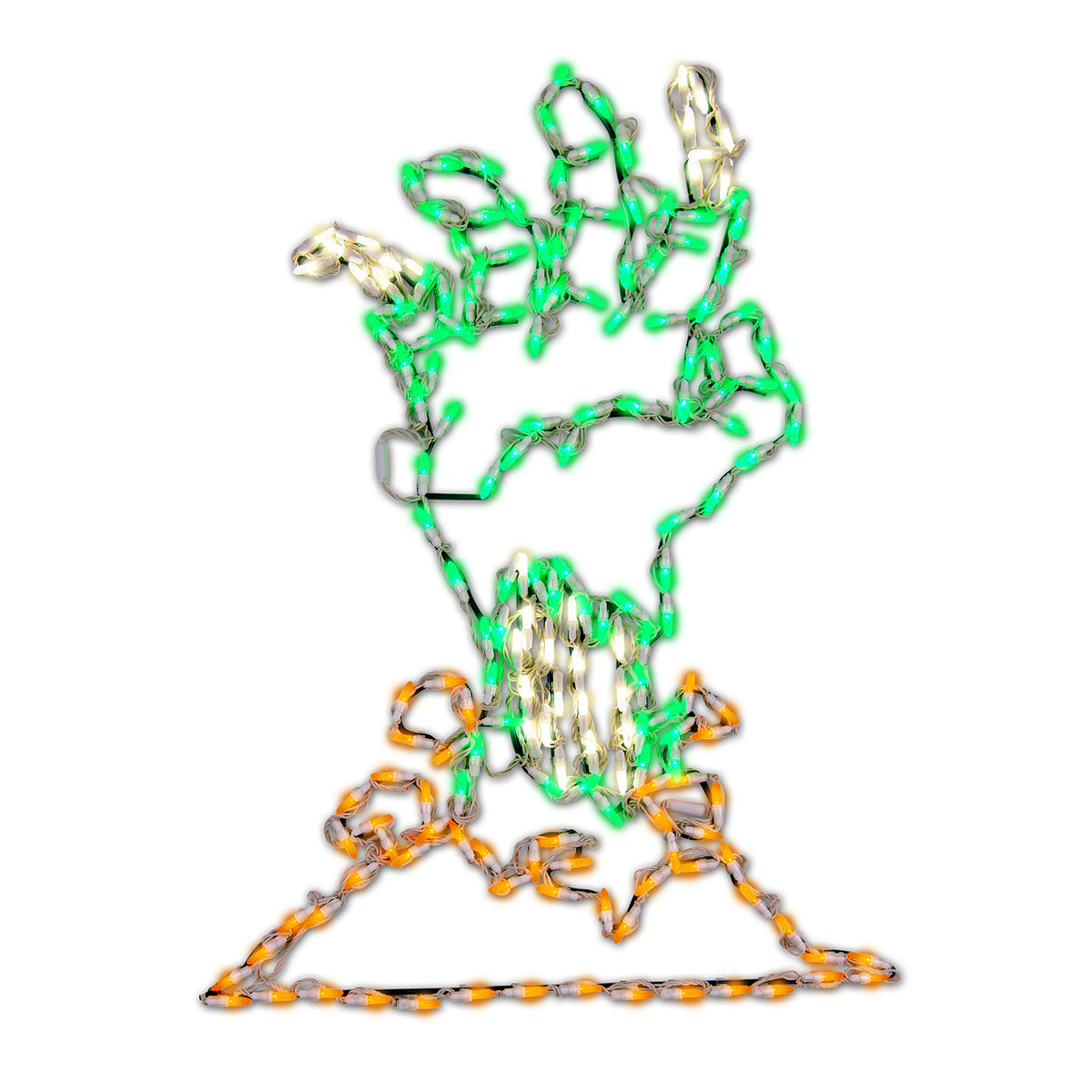 Zombie Hand 2D Wire Frame Decor