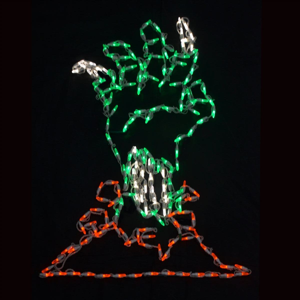 Zombie Hand 2D Wire Frame Decor