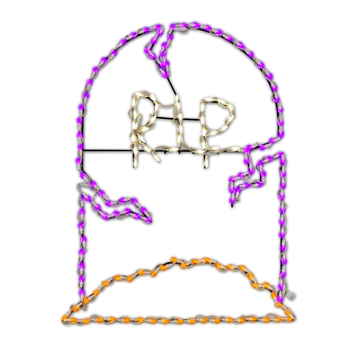 RIP Tombstone 2D Wire Frame Decor