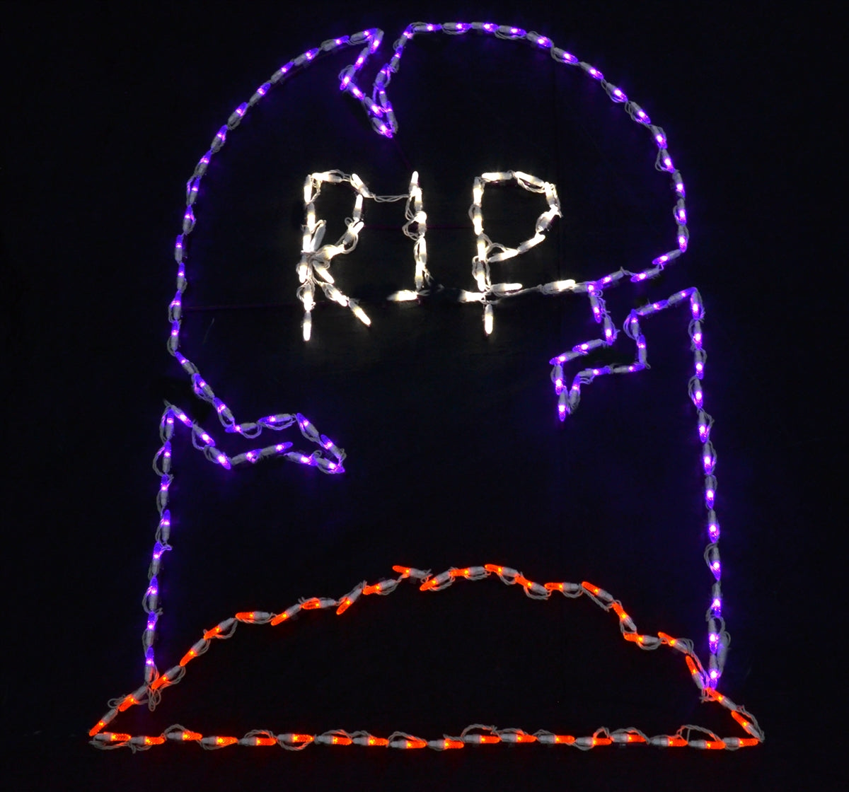 RIP Tombstone 2D Wire Frame Decor