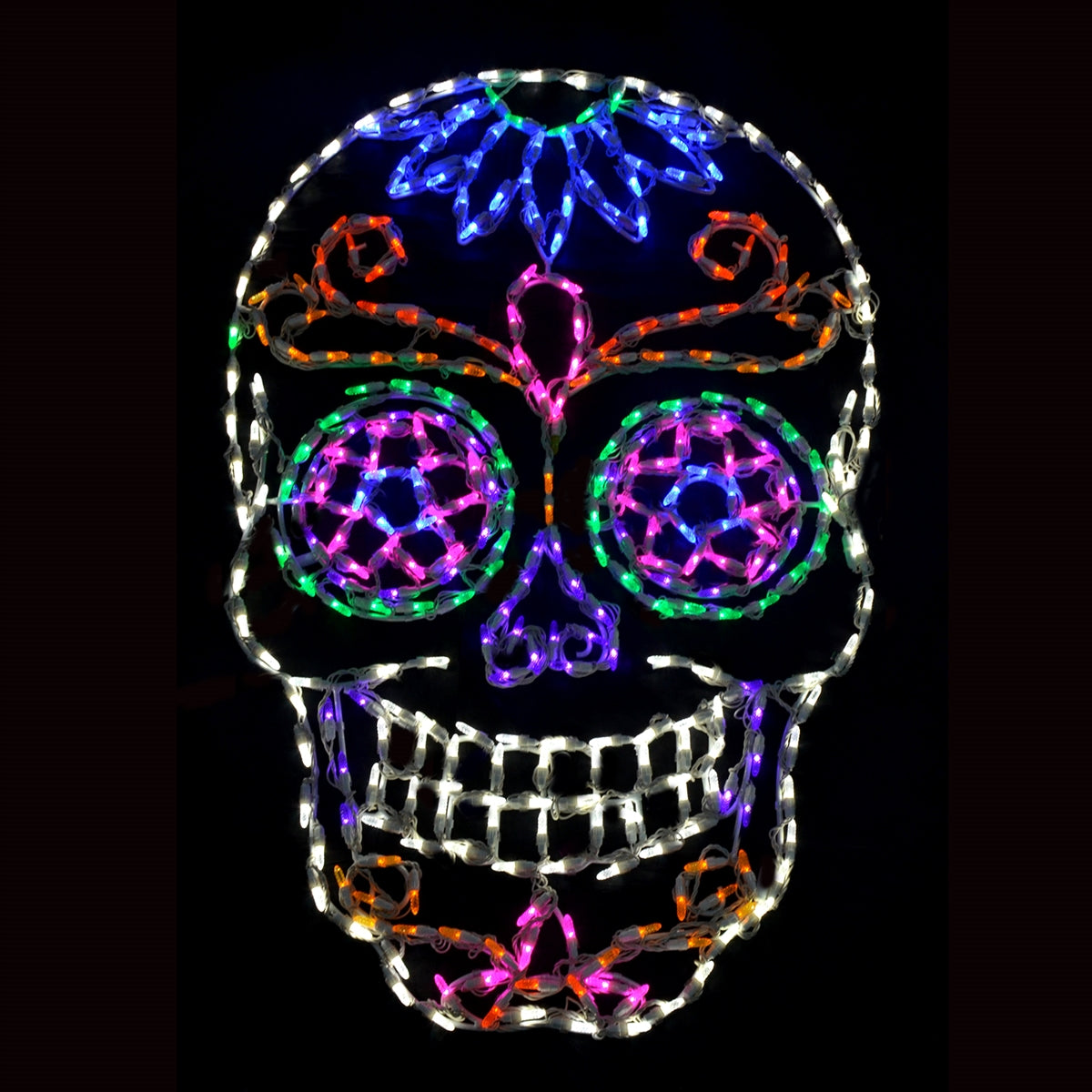 Sugar Skull 2D Wire Frame Decor