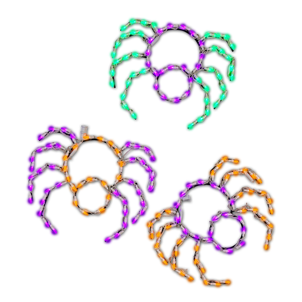 Small Spiders 2D Wire Frame Decor