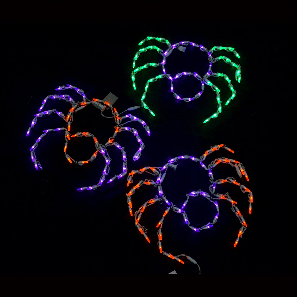 Small Spiders 2D Wire Frame Decor
