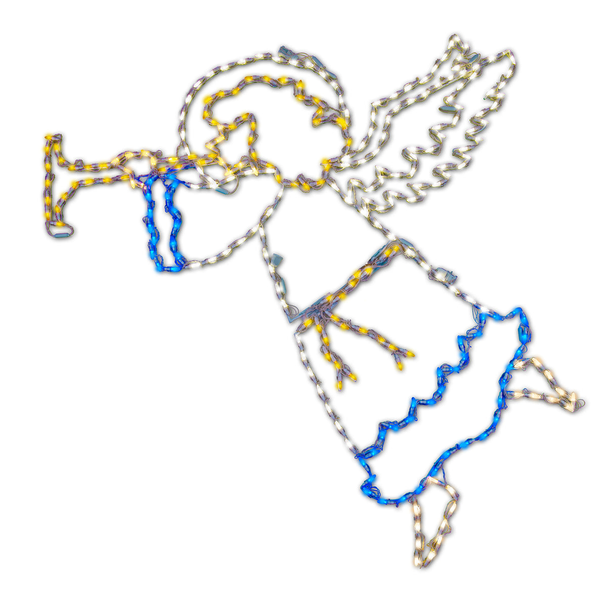 Nativity Angel 2D Wire Frame Decor