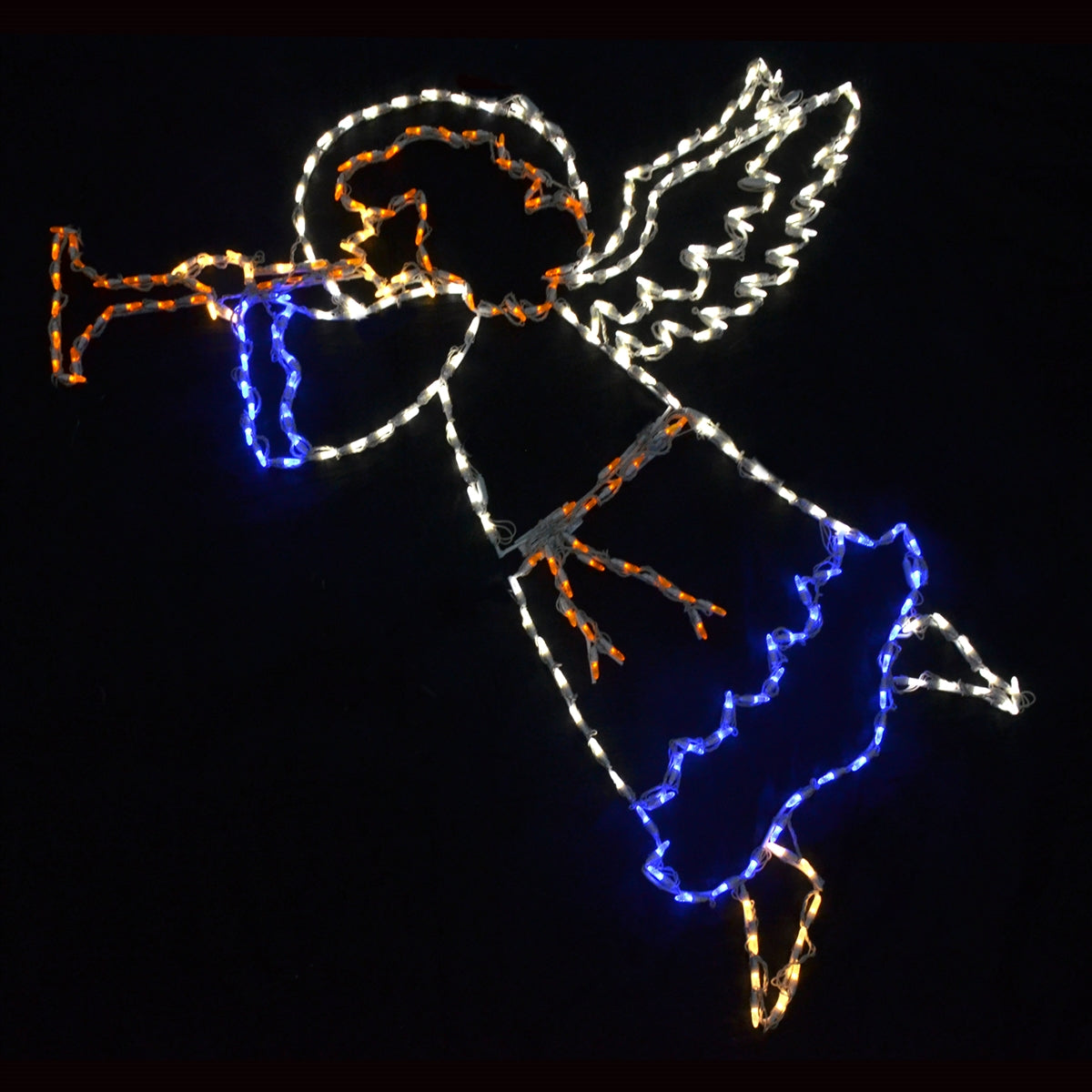 Nativity Angel 2D Wire Frame Decor