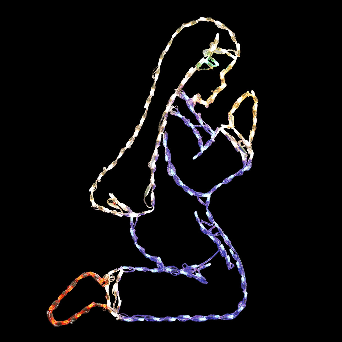 Nativity Mary 2D Wire Frame Decor