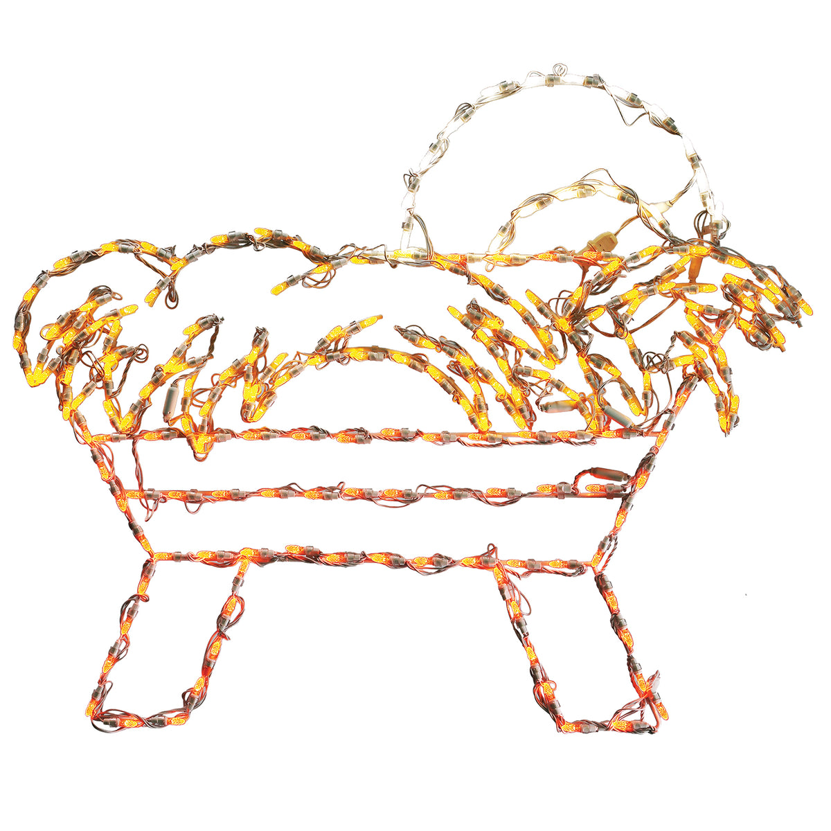 Nativity Jesus 2D Wire Frame Decor